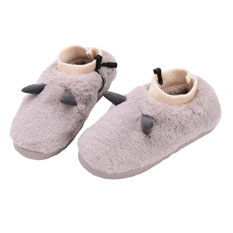 Heated Feet Warmer USB Short Plush Detachable Heating Feet Warmer