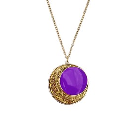 MEIFNG Anime Moon Necklace,Anime Cosplay Costume Accessories, one size, Metal, No Gemstone