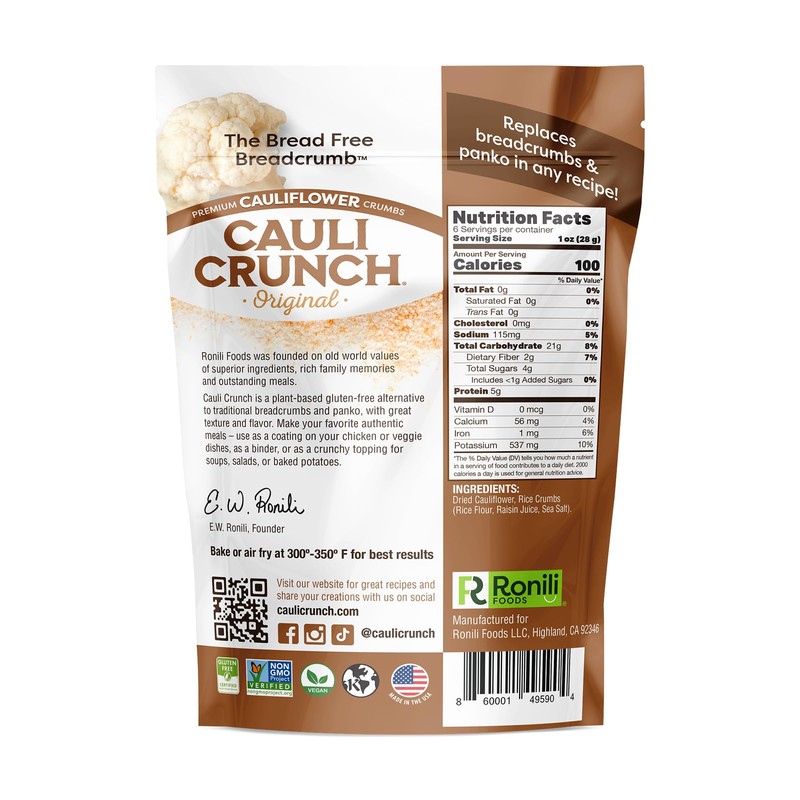 Cauli Crunch | Original Gluten Free Cauliflower Bread Crumbs –
