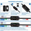 Surf turtle Inline Cord Switch 2-Pack Black Button,Rated 6A 250V