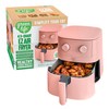 GreenLife 4.5QT Air Fryer, Mechanical Dial Controls, PFAS-Free Ceramic Nonstick