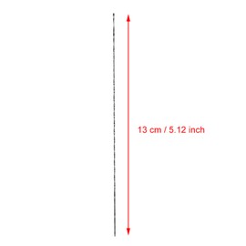 Cunyuer Spiral Scroll Saw Blades #4, 12PCS 5 inch Scroll Saw Blades for Jewelry Wood Metal Plastic Cutting Sawing Carve