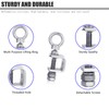 6-Pack Small C Clamps – 304 Stainless Steel Beam Clamps
