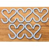 Mini Skater 2.5" Small Plastic S Shaped Hooks, Multifunctional Portable