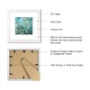 DEKWINN 8x8 Picture Frame Set of 6 with Real Glass