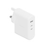 PowerMaxx 100W Multi Port GaN Wall Charger UK/SG - White