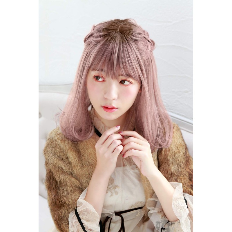 Prisila CTA-693 All Wig, Gradient, Frill Curl Midi, Heat Resistant,