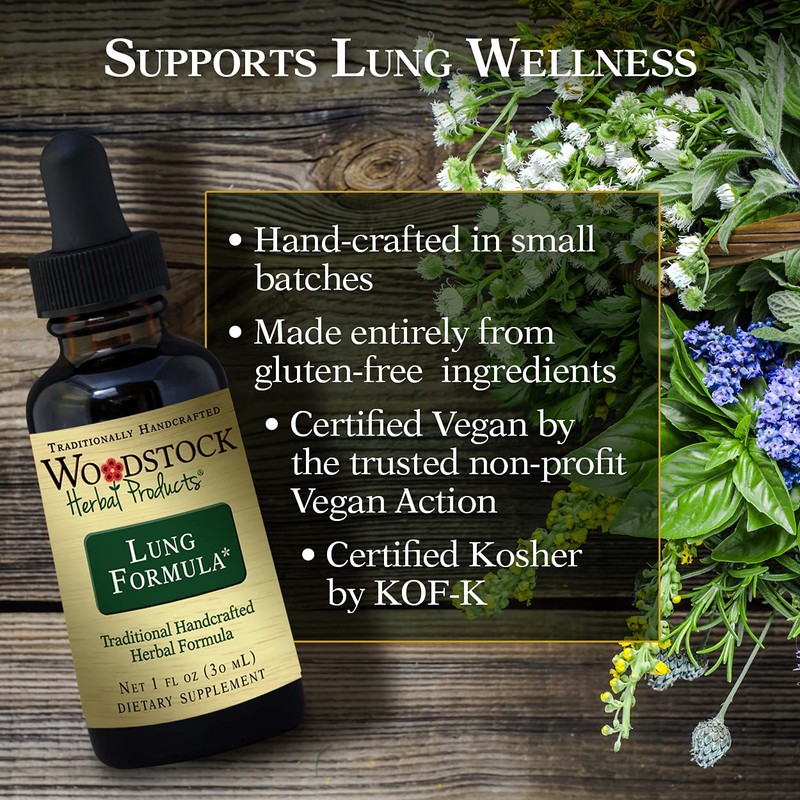 Woodstock Herbal Products Lung Formula, 1 OZ