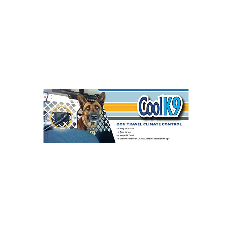 CoolK9 - Dog Kennel Air Conditioning Black