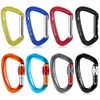 [通拓商品]24KN Non-locking Straight Gate Carabiner 25KN Twist Gate Carabiner Heavy