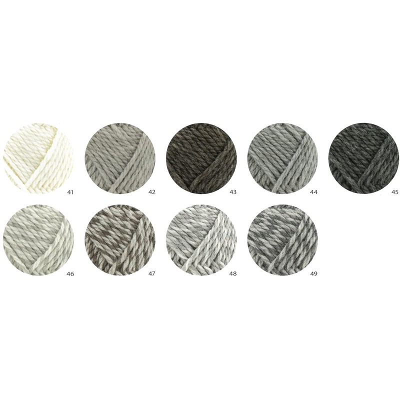 Hamanaka Sonomono Alpaca Wool Yarn, Extra Thick, Col.42, Gray, 1.4