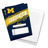 Desert Cactus University of Michigan Graduation Party Invitations Wolverines UM