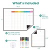 Magnetic Dry Erase Chore Chart - 14.5"x11" Chore Chart for