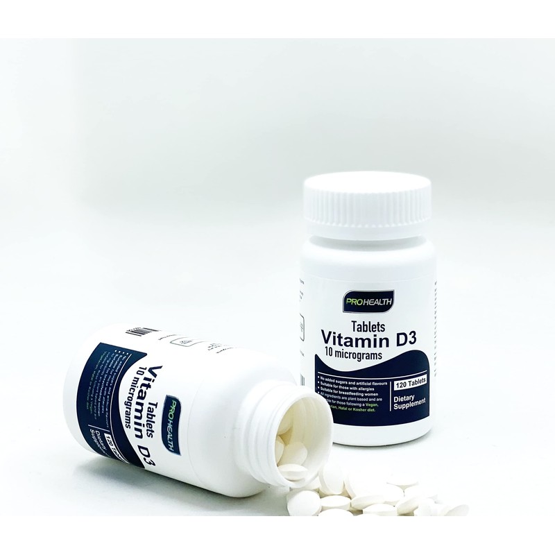 Certified Vegan 400IU, Vitamin D3, 120 Days Tablets for Pregnancy,