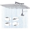G-Promise All Metal 16 Inch Rain Shower Head with Adjustable