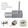 Worm Gear Motor Self Locking Function M6 Head Rotating Shaft