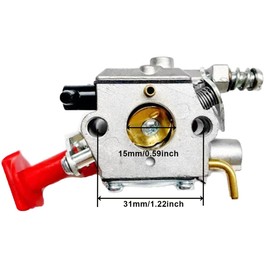 ZAMDOE Carburetor for Echo CS2600 CS2600C CS2600ES CS2700 Chainsaw for Walbro Carb WT-843 WT-843-1 WT-1008 for Shindaiwa 269 Prima Series A021519-0650 Carb Replacement, with Fuel Line, Fuel Filter