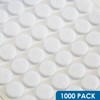 1000 Pack Rok Hardware Heavy Duty 3/8" (9.5mm) Diameter Self-Adhesive