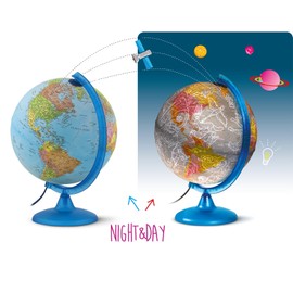 Tecnodidattica - Illuminated Geographical Globe (0325GNNDSPLBB048)