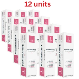 Rembrandt Intense Stain Whitening Toothpaste, Mint Flavor, 3.5 Ounce 12Pack EXP!