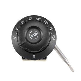 sourcing map 1NO 1NC 250V 16A 60-200C Temperature Control Switch Capillary Thermostat for Oven Refrigerator Heater, 0.7m, with 2 Screws&3 Crimp Terminals