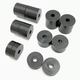 Hawkeng 4mm (M4) Nylon Spacers Standoff Washers (12 Pack) 4 x 15mm, 4 x 10mm, 4 x 5mm – Black