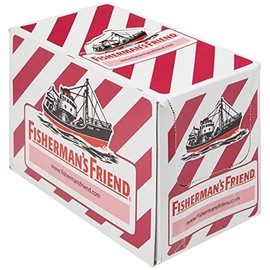 Fisherman's Friend Fisherman's Friend Cherry Lozenges, Sugar Free Extra Strong Menthol Throat Lozenges, Pack of 24 (25g)