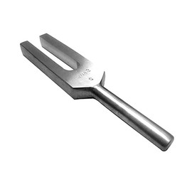 Diapason para Diagnóstico Médico Sin Sordina, Instrumento Clínico para Evaluación Neurológica y Pruebas Auditivas, Acero Inoxidable. (2048C)