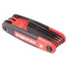 Steelman Portable Folding Hex Key Wrench Multi-Tool Standard (SAE), Set