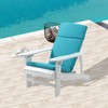 Adirondack Chair High Density Foam Cushions,High Back Outdoor Rocking Chair