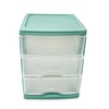 Plastic Desktop Storage Unit with Drawers, Stationary Arts Drawer Desktop