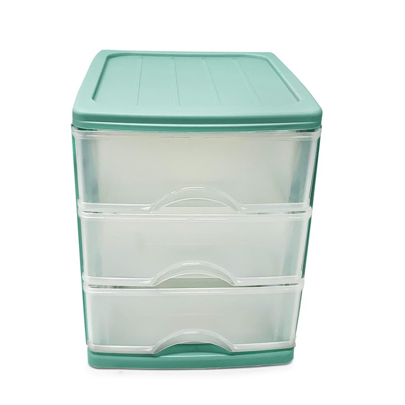 Plastic Desktop Storage Unit with Drawers, Stationary Arts Drawer Desktop