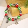 XNHIU Christmas Bracelet Xmas Beads Bracelet