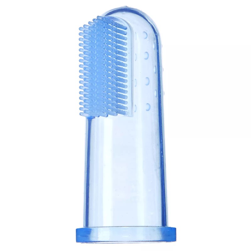 Brilliant Baby Finger Toothbrush Gum Massager and Teether Brush for