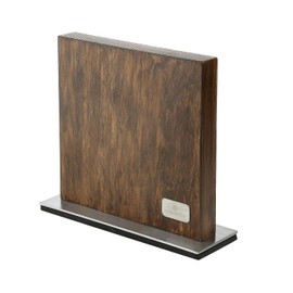 Zassenhaus Magnetic Wood Knife Block for Kitchen Counter, 11" x 3.5", Medium Ash - Kitchen Knife Holder Magnetic Block - Knife Organizer - Magnetic Knife Block