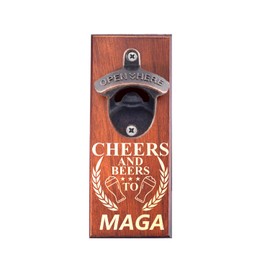Gifts for Men Dad, Wall Mounted Magnetic Bottle Opener,Unique Christmas Beer Gift Ideas for Him Boyfrien,Birthday Anniversary Housewarming Presents