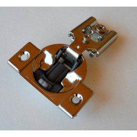 Combo: 4 pcs (2 pairs) Soft Close Blum Blumotion Screw On : Hydraulic Compact Hinge Blumotion 105deg 1/2" Overlay with Screws