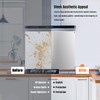 24" By 30" Stainless Steel Stove Backsplash, Reversible Ultra Flat