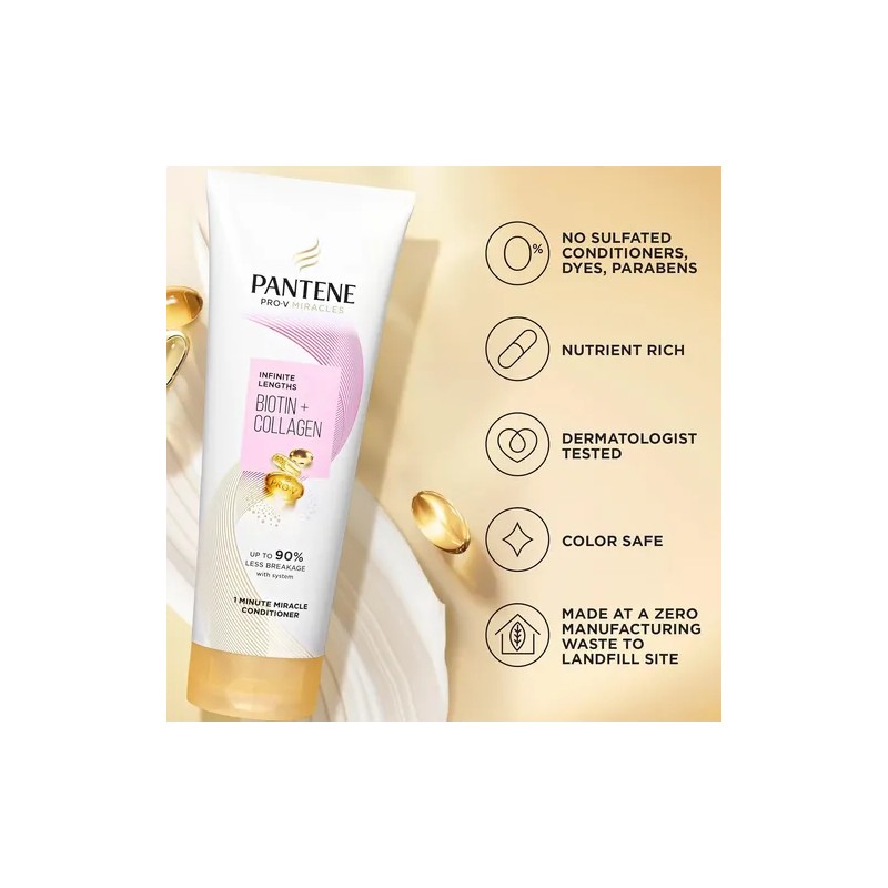 Acondicionador Pantene Pro Miracles Infinite Lengths