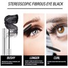 Waterproof Black Mascara for Voluminous & Lengthy Lashes,Smudge Proof Mascara,Tubing
