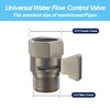 AZOS Water Flow Control Valves G1/2 Pressure Regulator, Brass Shower
