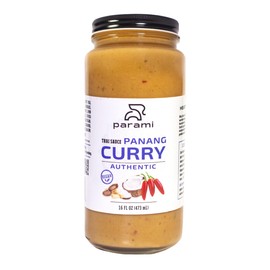 Parami Thai Curry Sauce Size 16 OZ (Gluten Free, Dairy Free, Nut Free) (Pack of 1, Panang)