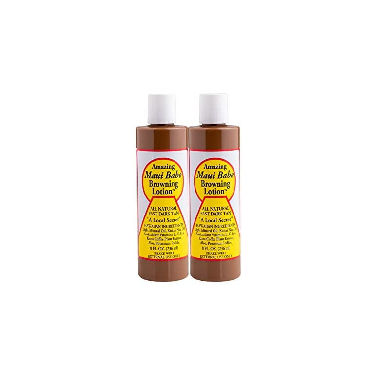 Maui Babe - Browning Lotion - 8oz, 2 pack by