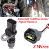 Micarun 3 Wires Camshaft Position Sensor Distributor Ignition Pickup Connector