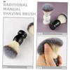 BIUDECO 2Pcs Portable Men Shaving Brush Soft Hair Foaming Brush