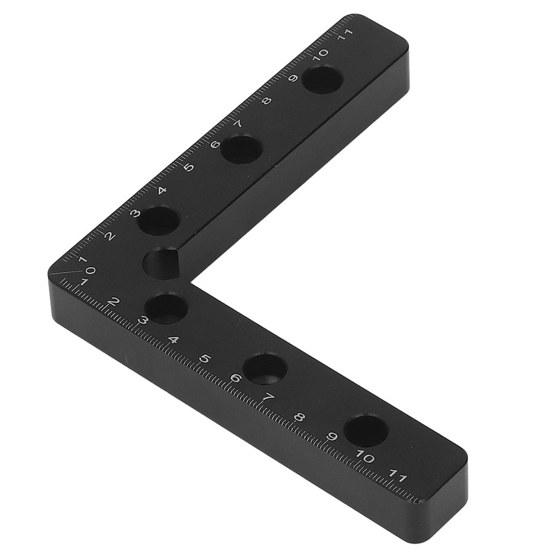 2Pcs Positioning Square 120mm 90 Degree Clamp Metric Scale Tool