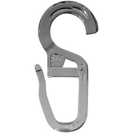 Rewagi high quality pleat curtain hooks with 10 mm eyelets, clear colour, pack of 50, 100, 150, or 200 Transparent - 25, 50, 100, 200 pieces