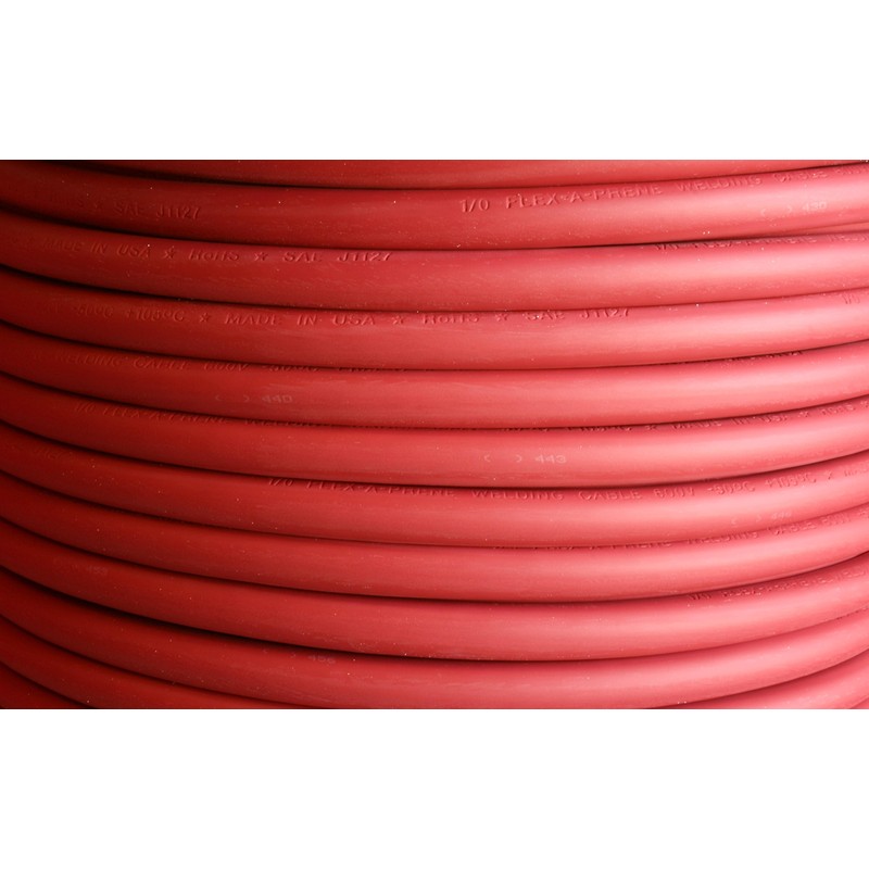 #4 Gauge AWG - Flex-A-Prene® - Welding/Battery Cable - Red