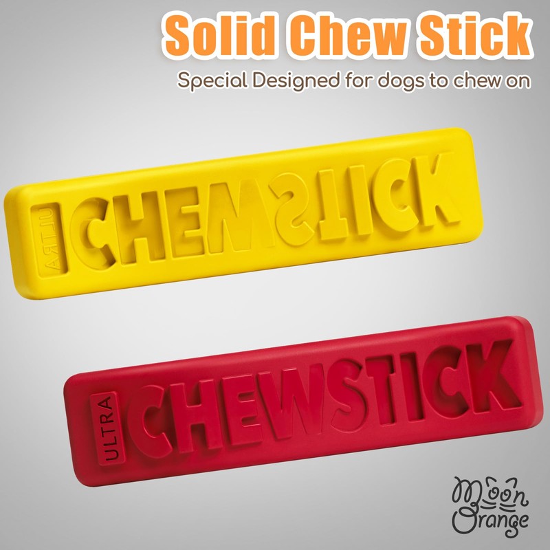 Dog Chew Stick Toy,Interactive Treat Dispensing Puppy Toys,Durable Safe Rubber