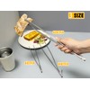 JETKONG 3 Pcs 14-Inch Stainless Steel Cooking Tweezers Heavy Duty